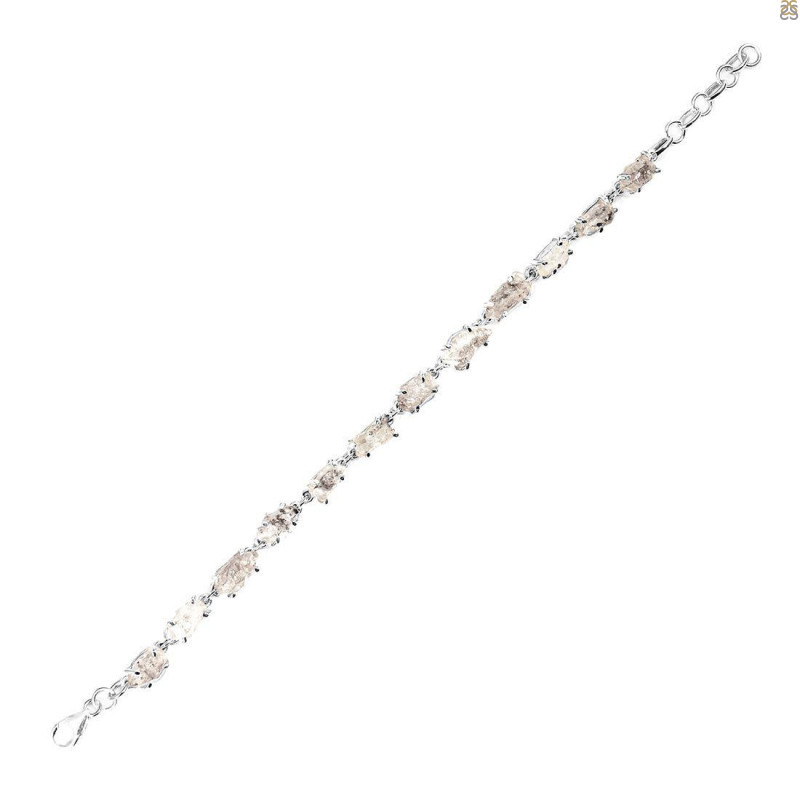 Petroleum Herkimer Diamond Rough Bracelet-BSL HDP-11-13