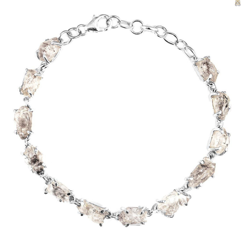Petroleum Herkimer Diamond Rough Bracelet-BSL HDP-11-13