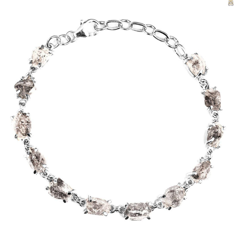 Petroleum Herkimer Diamond Rough Bracelet-BSL HDP-11-14