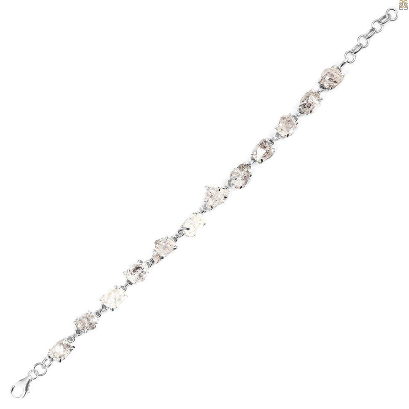 Petroleum Herkimer Diamond Rough Bracelet-BSL HDP-11-15