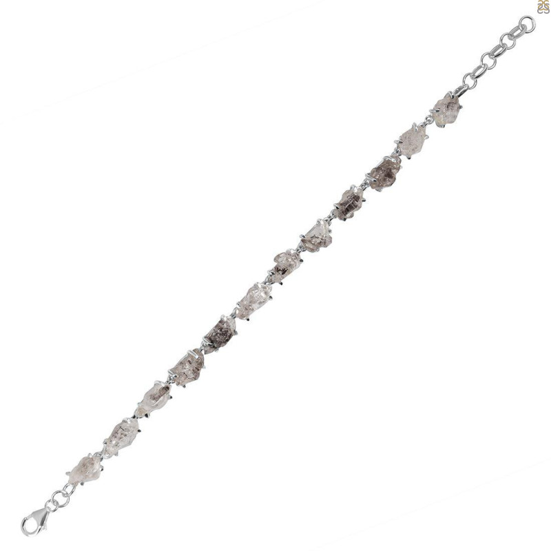 Petroleum Herkimer Diamond Rough Bracelet-BSL HDP-11-18