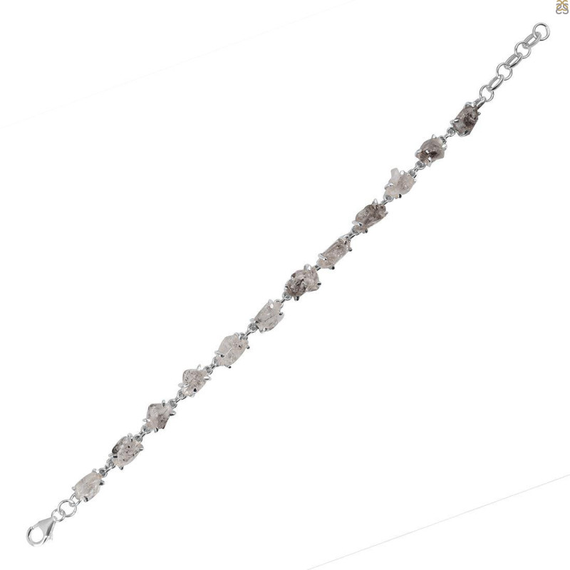 Petroleum Herkimer Diamond Rough Bracelet-BSL HDP-11-19