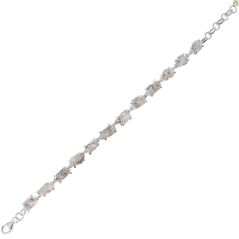 Petroleum Herkimer Diamond Rough Bracelet-BSL HDP-11-20