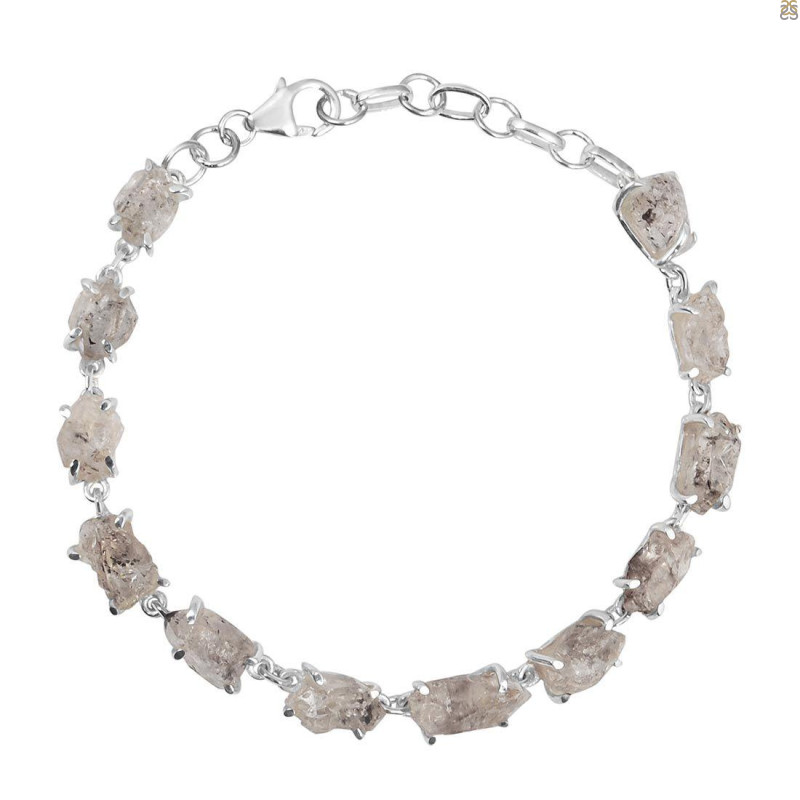 Petroleum Herkimer Diamond Rough Bracelet-BSL HDP-11-20