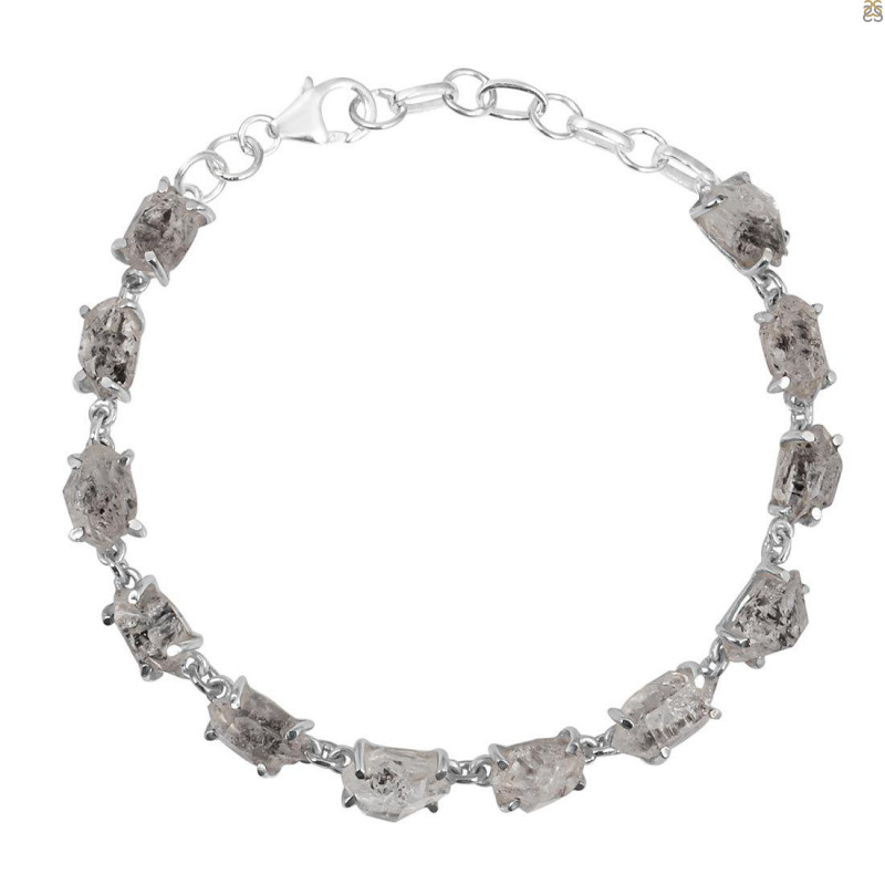 Petroleum Herkimer Diamond Rough Bracelet-BSL HDP-11-21