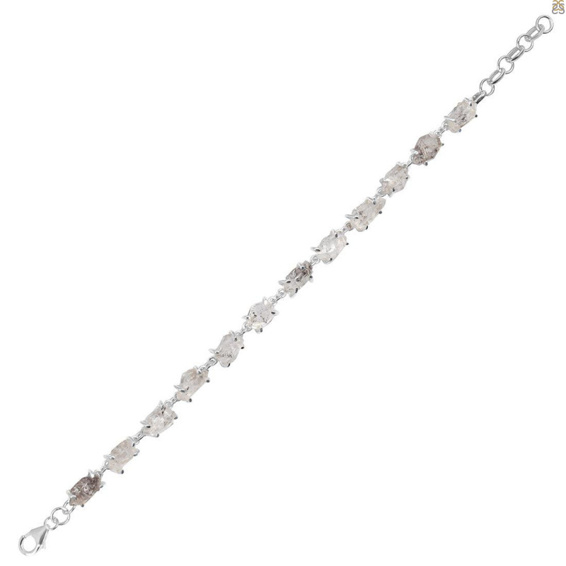Petroleum Herkimer Diamond Rough Bracelet-BSL HDP-11-23