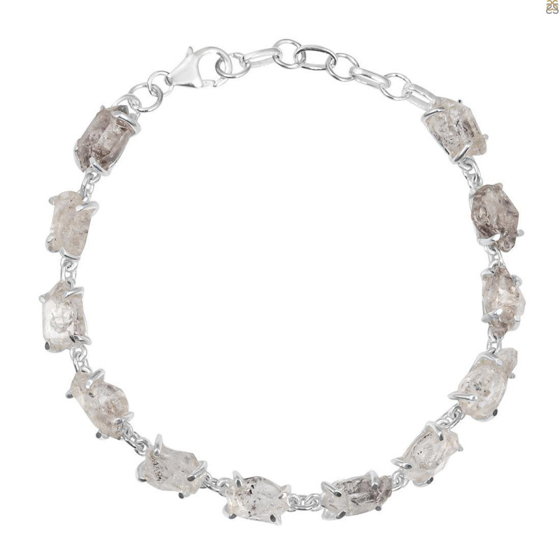 Petroleum Herkimer Diamond Rough Bracelet-BSL HDP-11-23