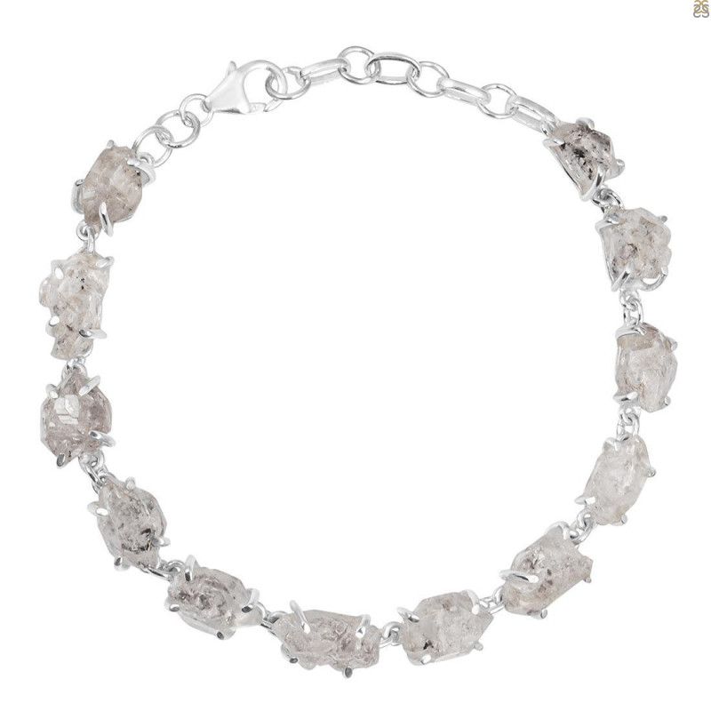 Petroleum Herkimer Diamond Rough Bracelet-BSL HDP-11-24
