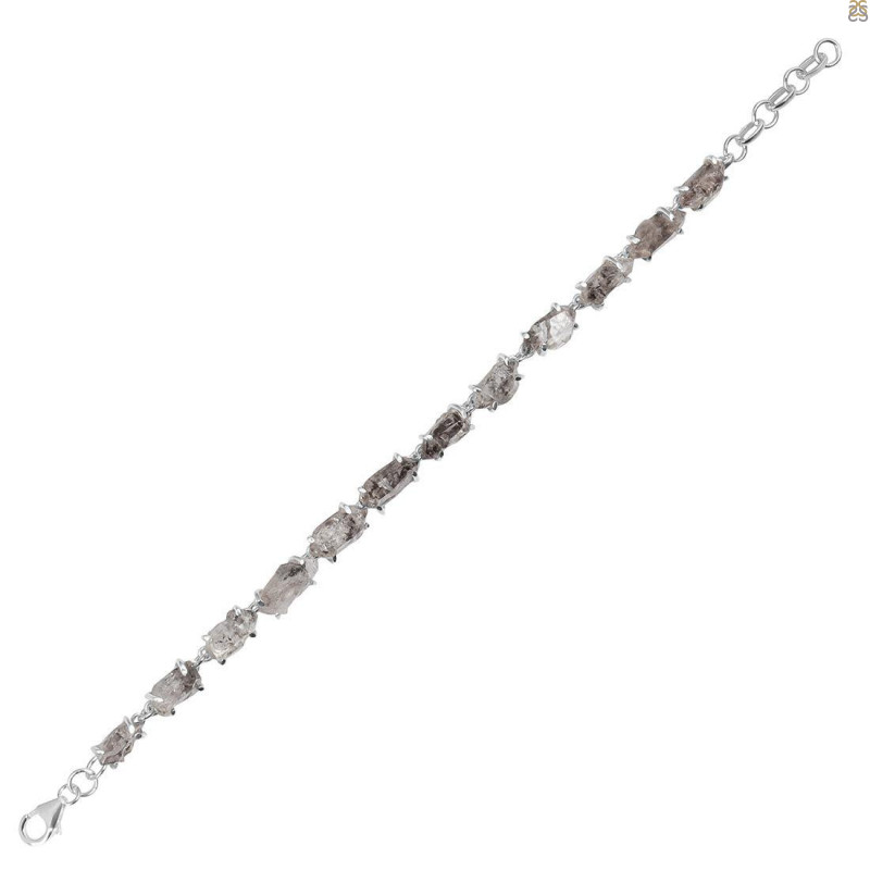 Petroleum Herkimer Diamond Rough Bracelet-BSL HDP-11-25