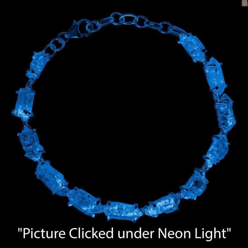 Petroleum Herkimer Diamond Rough Bracelet-BSL HDP-11-25