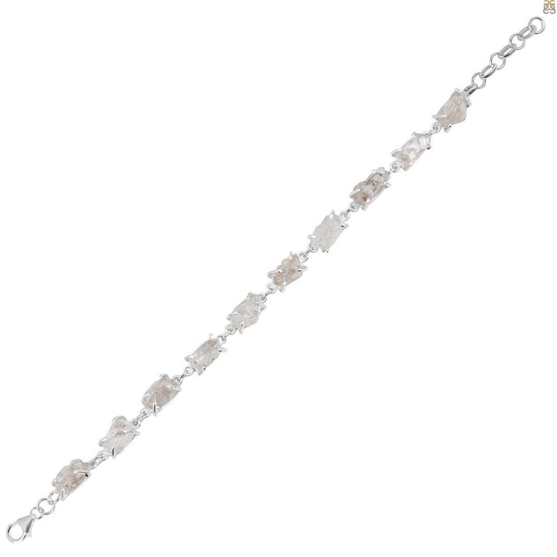 Petroleum Herkimer Diamond Rough Bracelet-BSL HDP-11-30