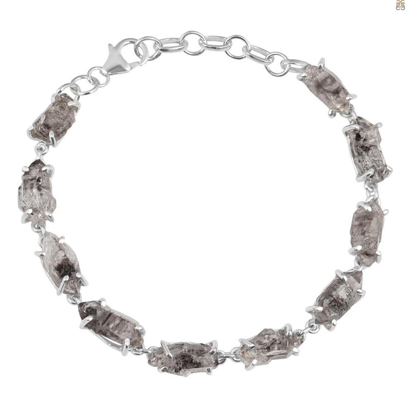 Petroleum Herkimer Diamond Rough Bracelet-BSL HDP-11-32