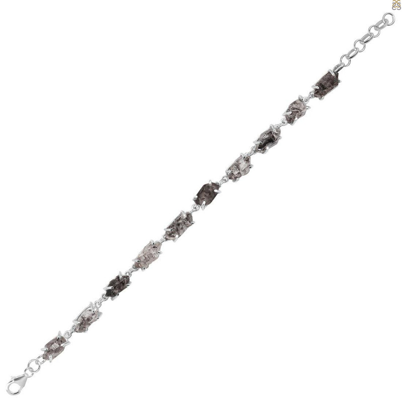 Petroleum Herkimer Diamond Rough Bracelet-BSL HDP-11-33