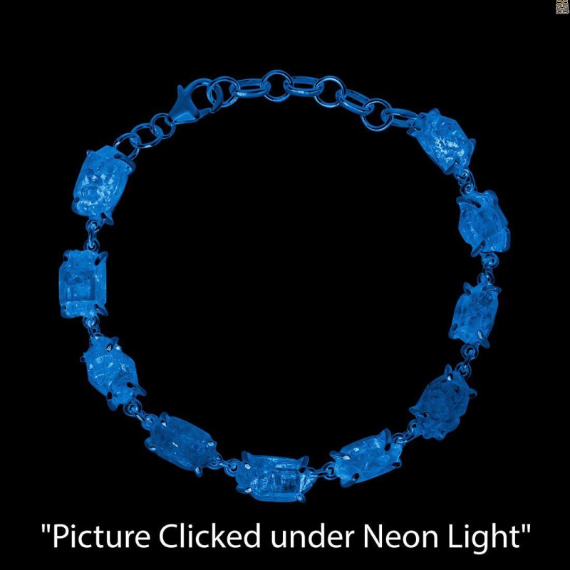 Petroleum Herkimer Diamond Rough Bracelet-BSL HDP-11-34