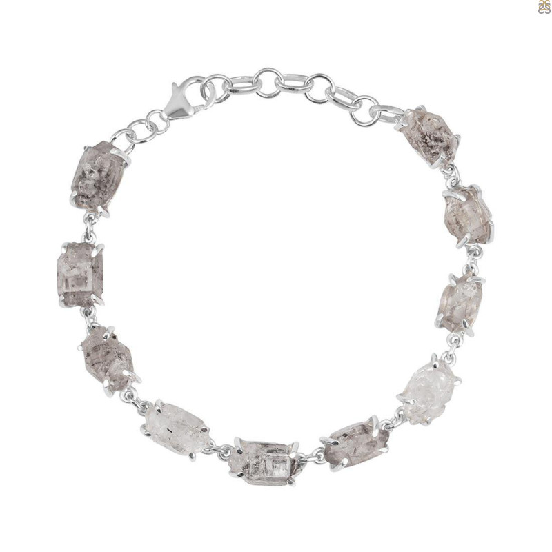 Petroleum Herkimer Diamond Rough Bracelet-BSL HDP-11-34