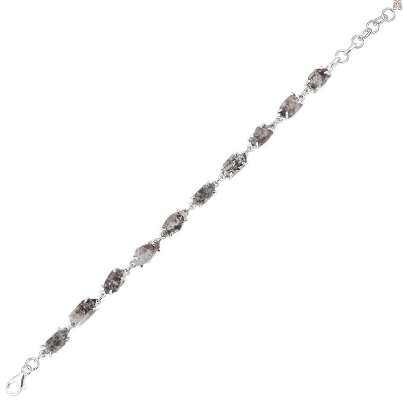 Petroleum Herkimer Diamond Rough Bracelet-BSL HDP-11-35