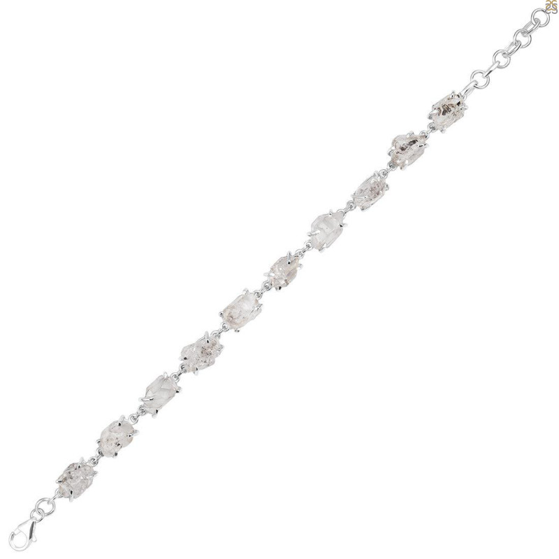 Petroleum Herkimer Diamond Rough Bracelet-BSL HDP-11-36