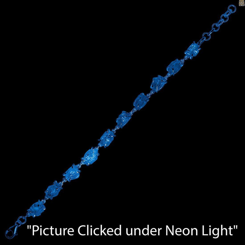 Petroleum Herkimer Diamond Rough Bracelet-BSL HDP-11-37