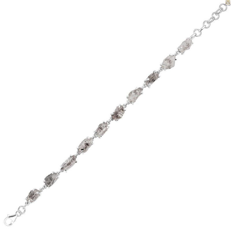 Petroleum Herkimer Diamond Rough Bracelet-BSL HDP-11-42