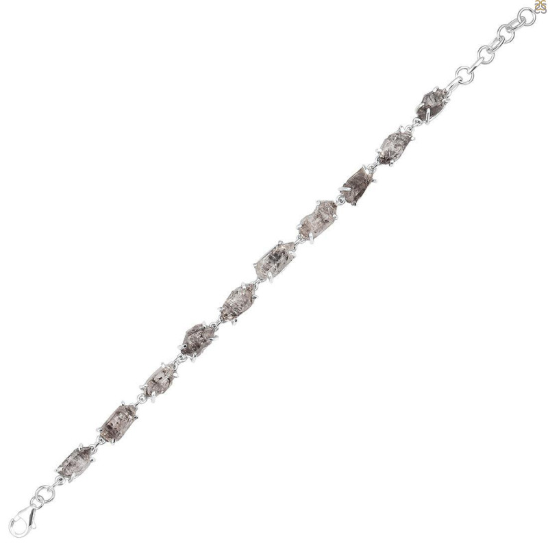 Petroleum Herkimer Diamond Rough Bracelet-BSL HDP-11-44