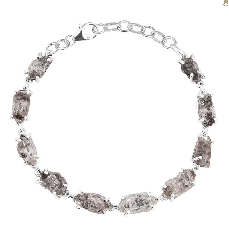 Petroleum Herkimer Diamond Rough Bracelet-BSL HDP-11-44