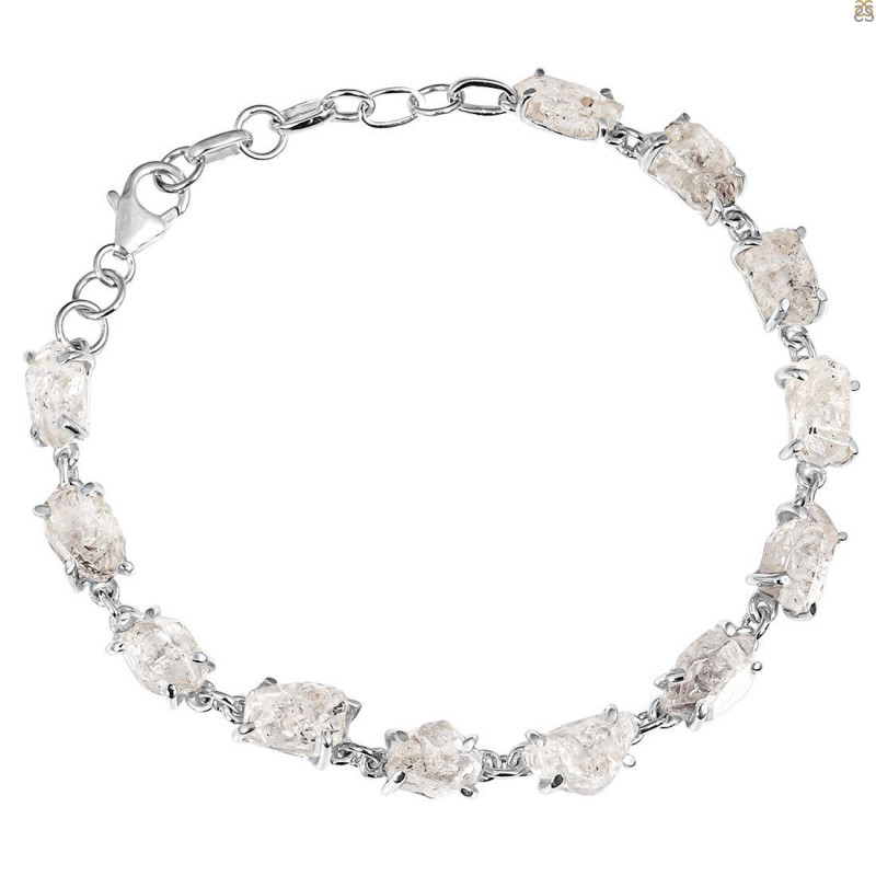 Petroleum Herkimer Diamond Rough Bracelet-BSL HDP-11-5
