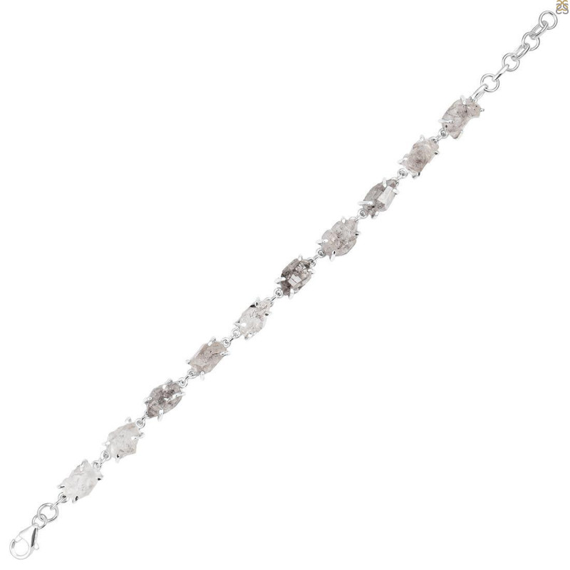 Petroleum Herkimer Diamond Rough Bracelet-BSL HDP-11-50