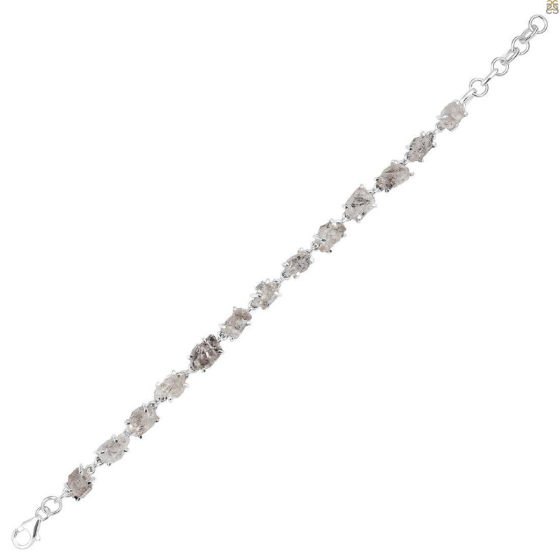 Petroleum Herkimer Diamond Rough Bracelet-BSL HDP-11-51