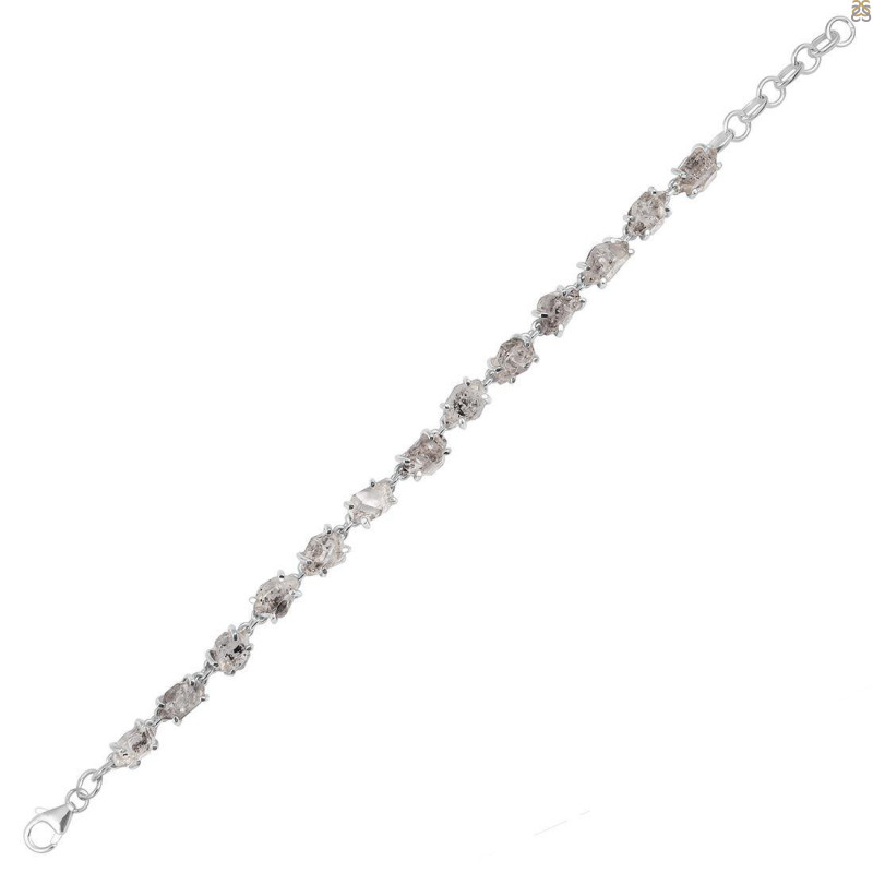 Petroleum Herkimer Diamond Rough Bracelet-BSL HDP-11-53