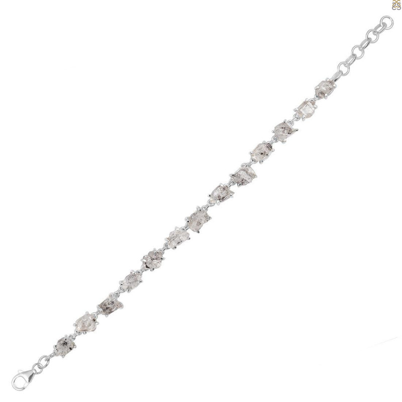 Petroleum Herkimer Diamond Rough Bracelet-BSL HDP-11-54