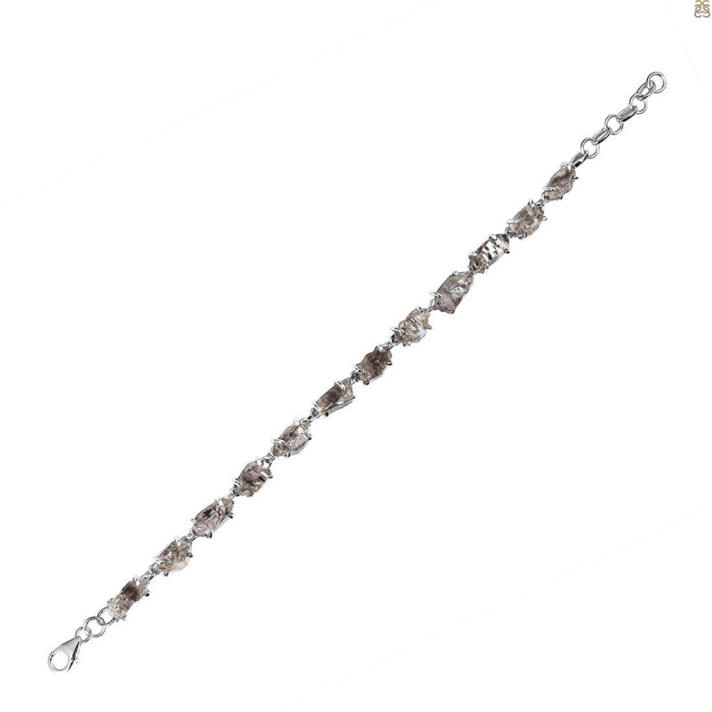 Petroleum Herkimer Diamond Rough Bracelet-BSL HDP-11-8