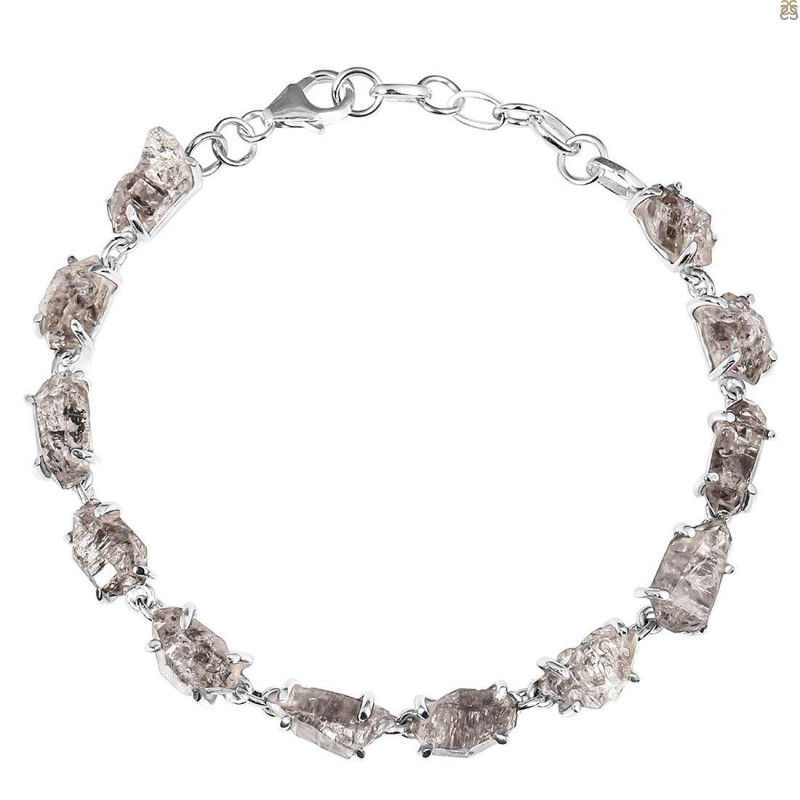 Petroleum Herkimer Diamond Rough Bracelet-BSL HDP-11-8