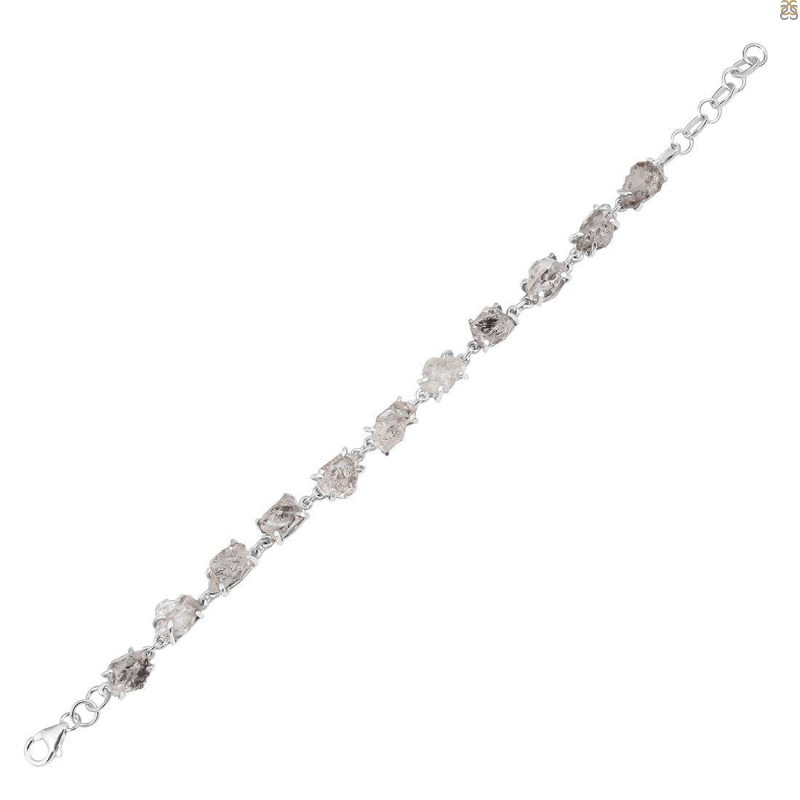 Petroleum Herkimer Diamond Rough Bracelet-BSL HDP-11-85