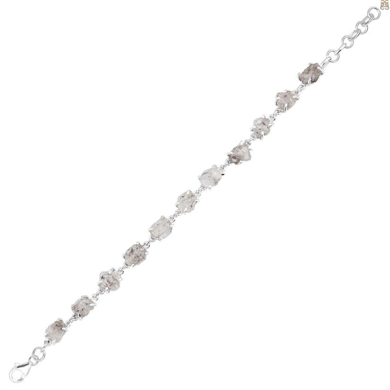 Petroleum Herkimer Diamond Rough Bracelet-BSL HDP-11-86