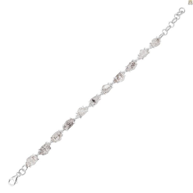 Petroleum Herkimer Diamond Rough Bracelet-BSL HDP-11-87