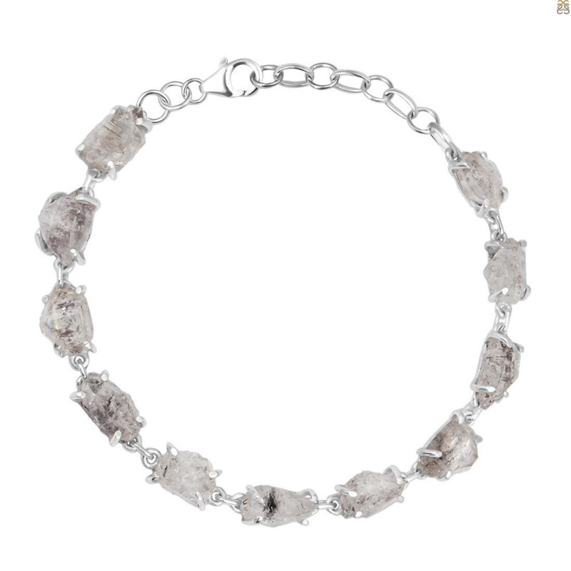 Petroleum Herkimer Diamond Rough Bracelet-BSL HDP-11-87