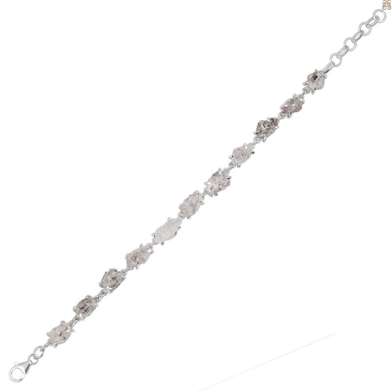 Petroleum Herkimer Diamond Rough Bracelet-BSL HDP-11-88