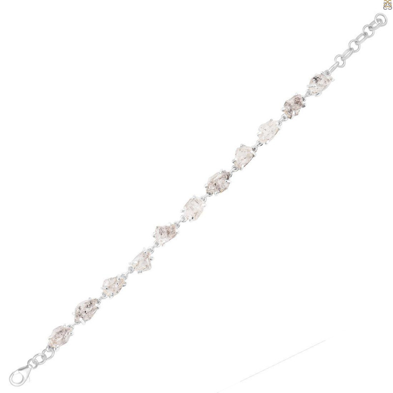 Petroleum Herkimer Diamond Rough Bracelet-BSL HDP-11-89