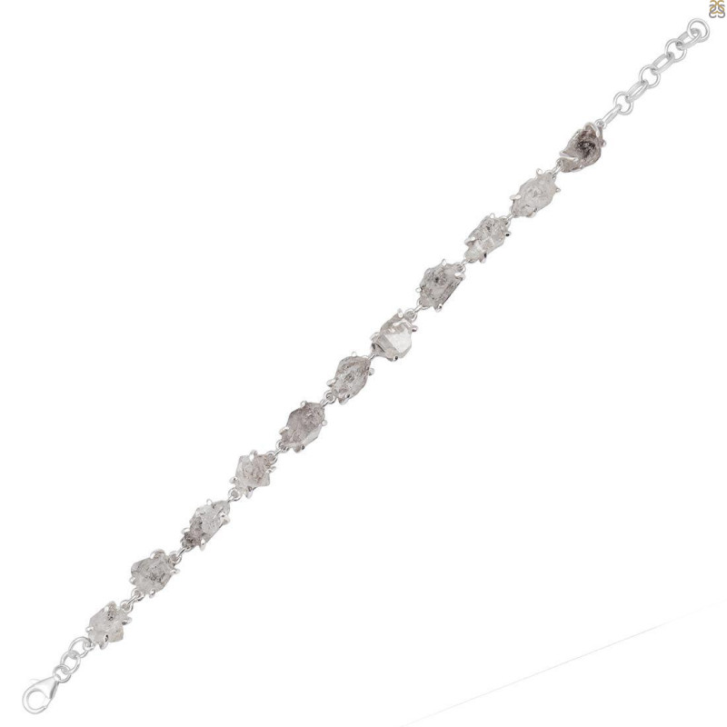 Petroleum Herkimer Diamond Rough Bracelet-BSL HDP-11-91