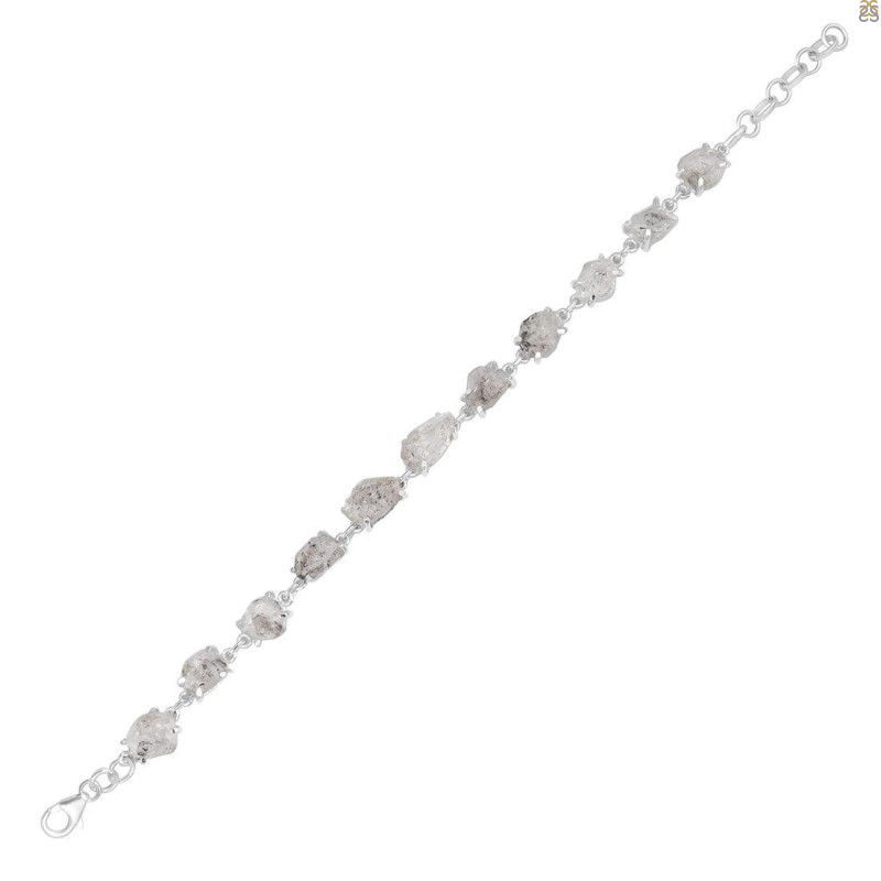 Petroleum Herkimer Diamond Rough Bracelet-BSL HDP-11-92