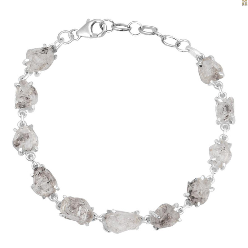 Petroleum Herkimer Diamond Rough Bracelet-BSL HDP-11-92