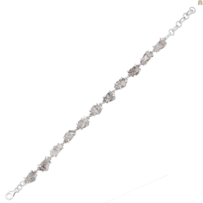 Petroleum Herkimer Diamond Rough Bracelet-BSL HDP-11-93