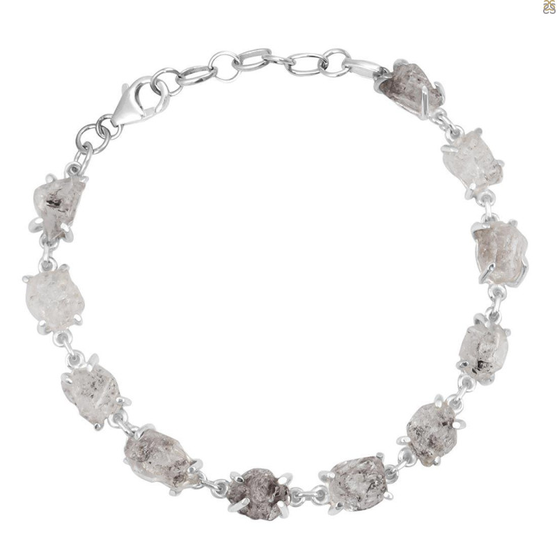 Petroleum Herkimer Diamond Rough Bracelet-BSL HDP-11-98