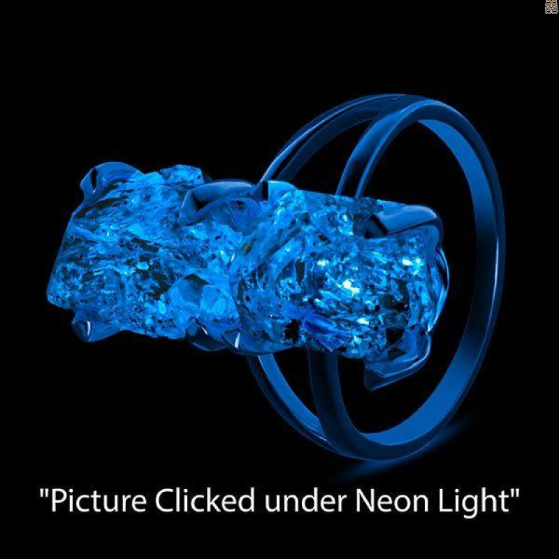 Petroleum Herkimer Diamond Rough Ring-R-Size-7 HDP-2-176