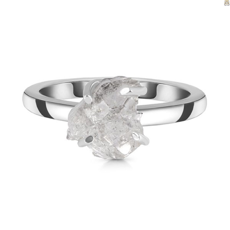 Petroleum Herkimer Diamond Rough Ring-R-Size-9 HDP-2-316