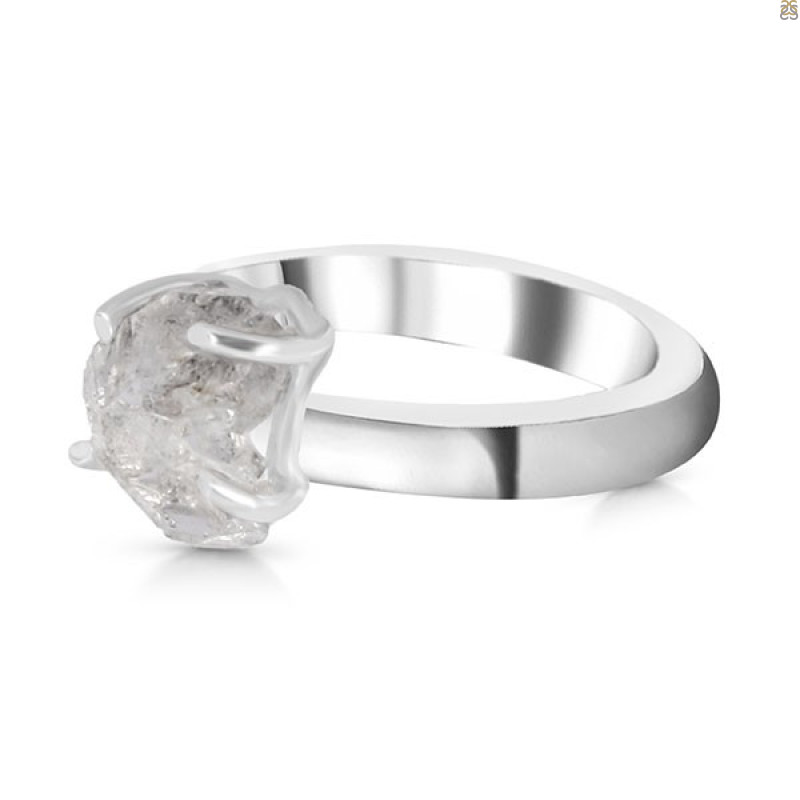 Petroleum Herkimer Diamond Rough Ring-R-Size-9 HDP-2-316