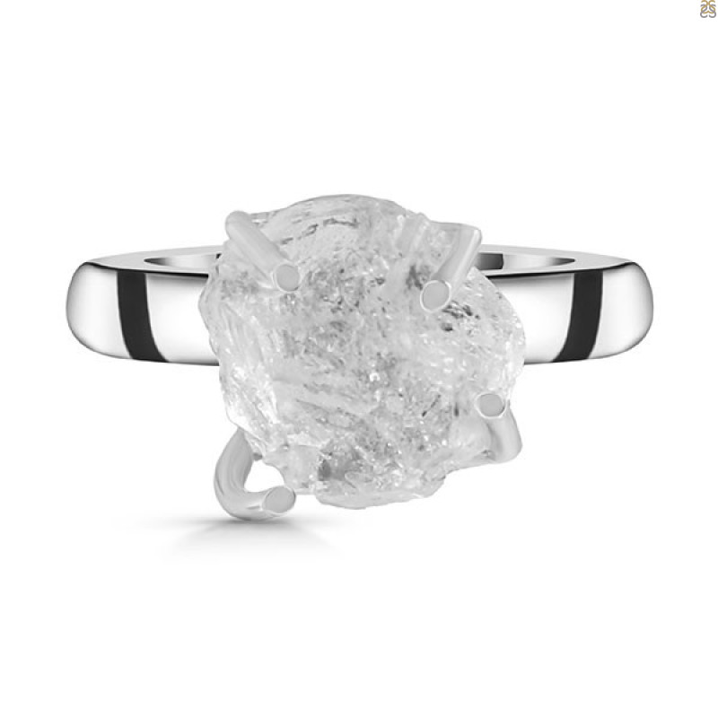 Petroleum Herkimer Diamond Rough Ring-R-Size-7 HDP-2-327
