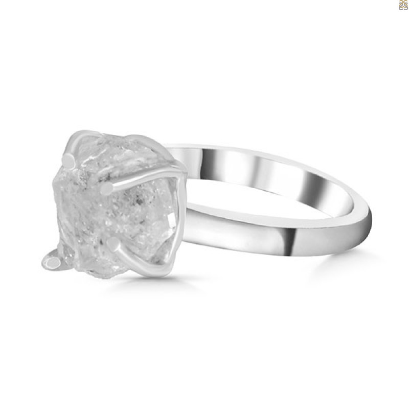 Petroleum Herkimer Diamond Rough Ring-R-Size-7 HDP-2-327