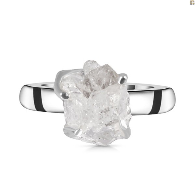 Petroleum Herkimer Diamond Rough Ring-R-Size-7 HDP-2-336