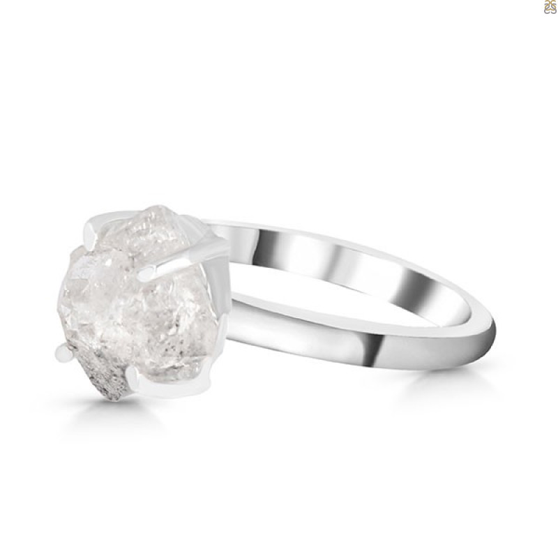 Petroleum Herkimer Diamond Rough Ring-R-Size-9 HDP-2-366